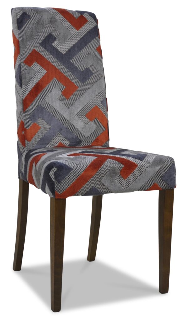 HONORINE teinte EH patine tissu geometric orange